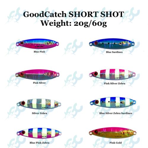 GoodCatch SHORT SHOT 20g 60g Metal Jig Lure Fishing Buddy