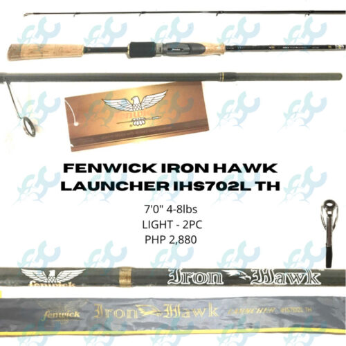 Fenwick Iron Hawk Launcher IHS702L TH 4-8lb 3.5-8.8g Spinning Rod FishingBuddy