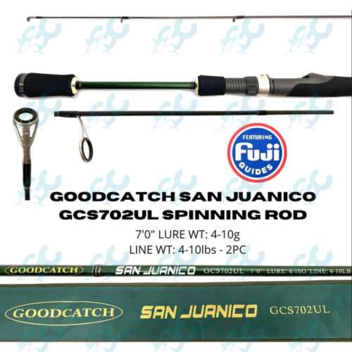 GoodCatch San Juanico GCSJ-702UL Spinning Rod Fishing Buddy