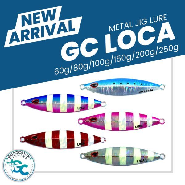 GoodCatch Loca 80g 100g 150g 200g 250g Metal Jig Lure Fishing buddy