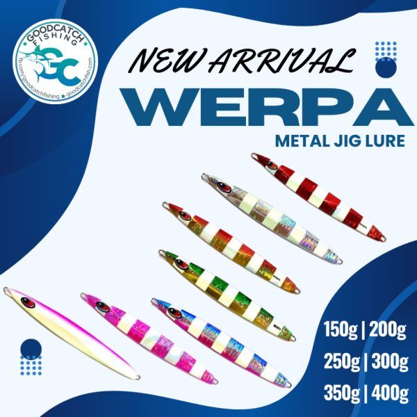 GOODCATCH WERPA 150g 200g 250g 300g Metal Jig Lure Fishing Buddy