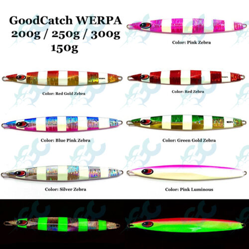 GOODCATCH WERPA 150g 200g 250g 300g Metal Jig Lure Fishing Buddy