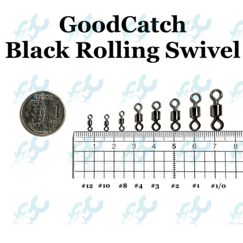 GoodCatch Black Rolling Swivel Fishing Buddy