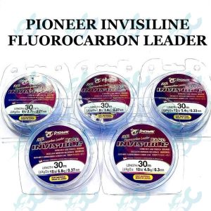 PIONEER INVISILINE FLUOROCARBON LEADER 6lbs - 80lbs Fishing Buddy GoodCatch Fishing - Image 2