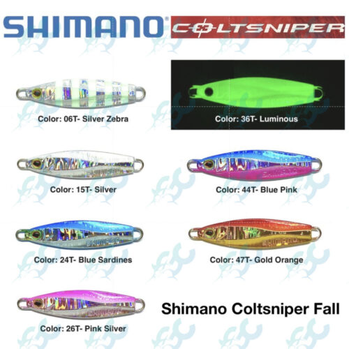 SHIMANO COLTSNIPER FALL 20g 30g 40g 60g Metal Jig Lure Fishing Buddy GoodCatch Fishing Buddy