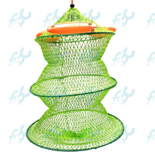Green Fish Keep Net with Float GoodCatch Fishing Buddy