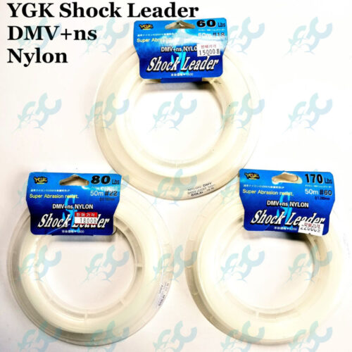 YGK Shock Leader DMV+ns Nylon line 60lbs 80lbs 170lbs GoodCatch Fishing Buddy