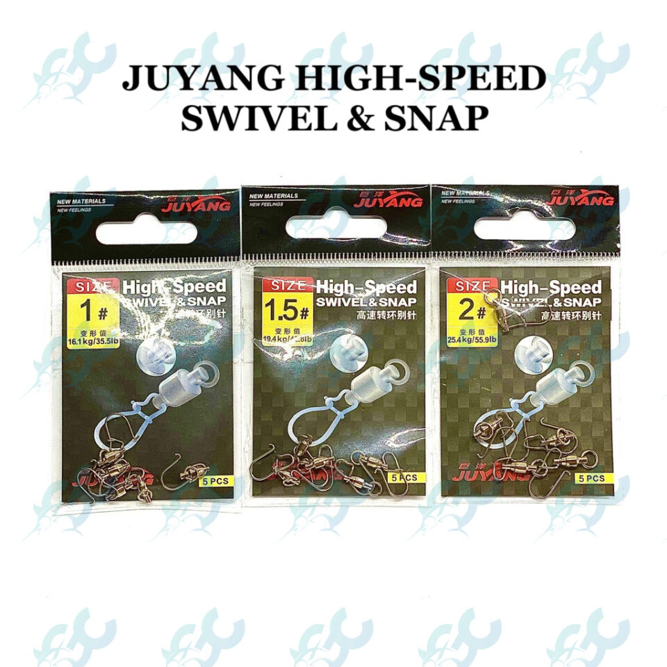 JUYANG HIGH-SPEED SWIVEL & SNAP Fishing Buddy GoodCatch Fishing