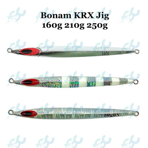 Bonam KRX Metal Jig Lure 160g 210g 250g Good Catch Fishing Buddy