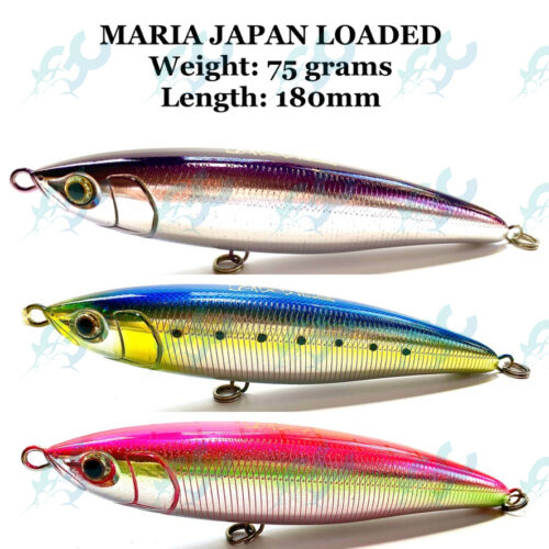 MARIA JAPAN Loaded 75 grams 180mm Fishing Buddy GoodCatch Fishing