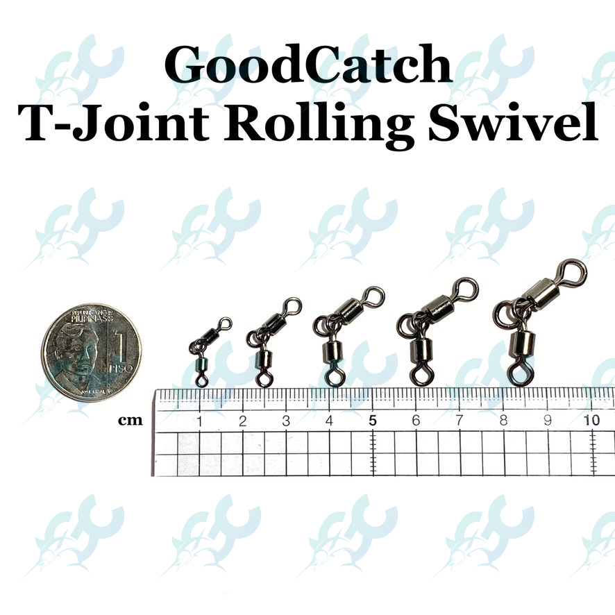 GoodCatch T-Joint Rolling Swivel Fishing Buddy