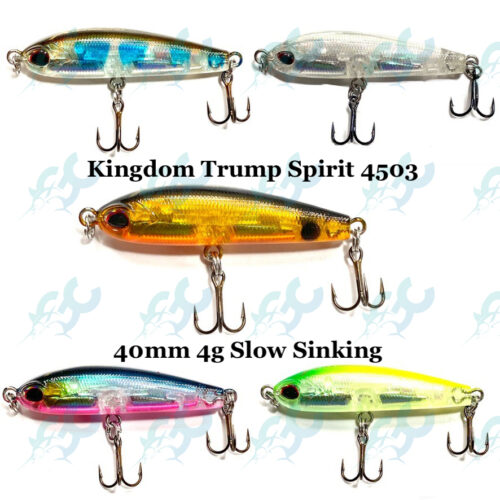 Kingdom Trump Spirit 4503 40mm 4g Slow Sinking Bait lure Fishing Buddy GoodCatch