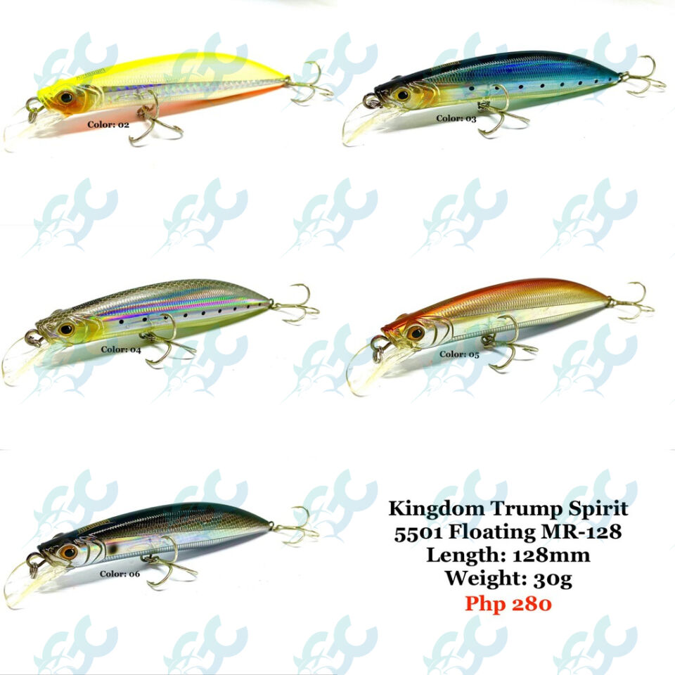 Kingdom Trump Spirit 5501 Floating MR-100 100mm/20.7g MR-128 128mm
