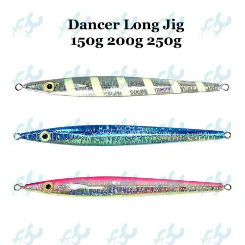 Dancer Long Metal Jig Lure 150g 200g 250g Good Catch Fishing Buddy