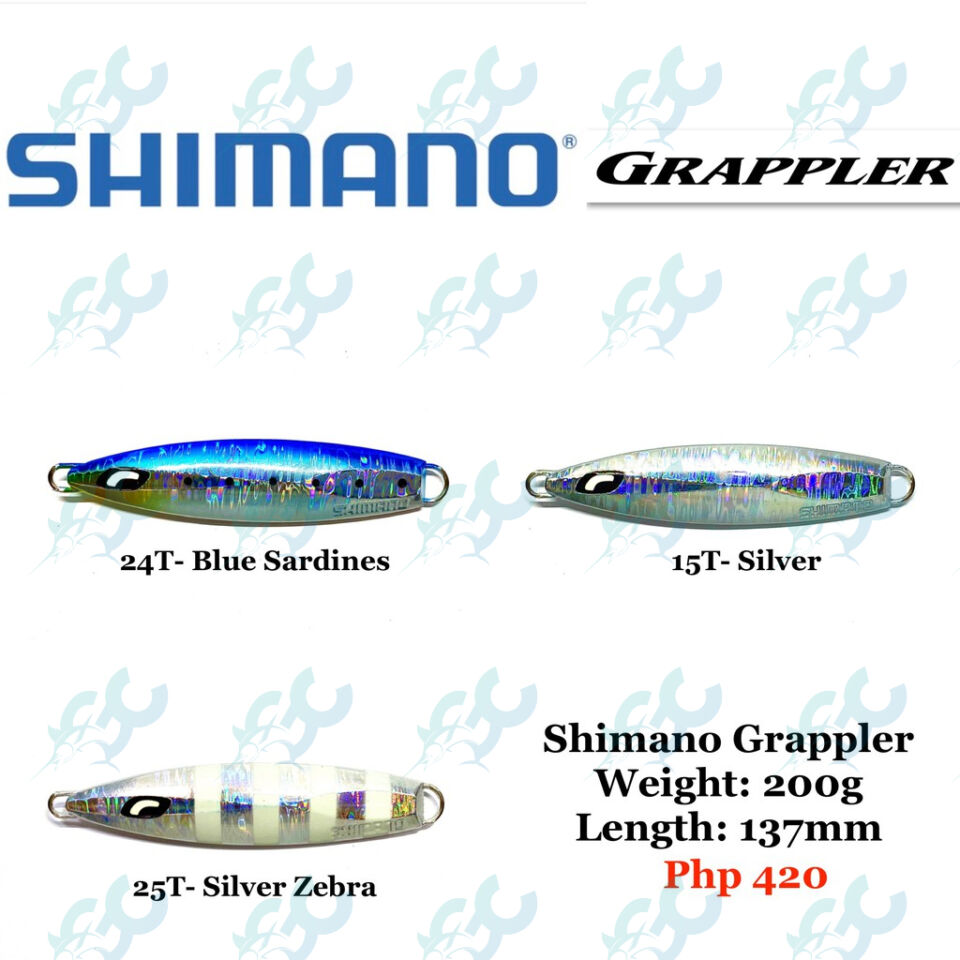SHIMANO GRAPPLER 200g Metal Jig Lure Fishing Buddy GoodCatch Fishing