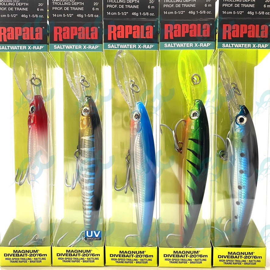 Run up to 13 Knots-Pick Your Color Rapala X-RAP Magnum 15 Lure Dives 15 Feet 