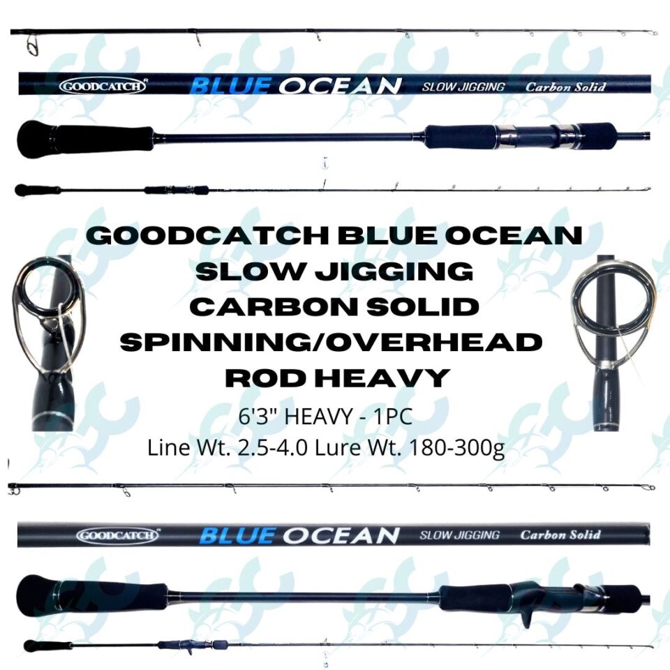 Goodcatch Blue Ocean Slow Jigging Overhead / Spinning Rod Heavy Goodcatch Fishing Buddy