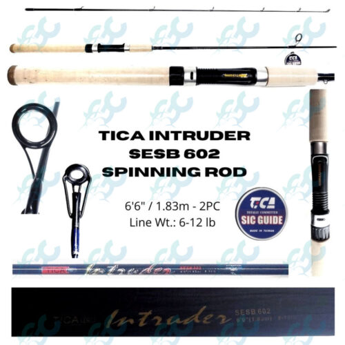 Tica Intruder SESB602 Rod 6’0 Spinning Rod Goodcatch Fishing Buddy