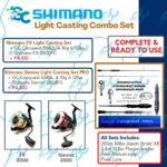 GC SHIMANO FX / Sienna & Conquest LIGHT CASTING COMBO SET GoodCatch Fishing  Buddy – Goodcatch