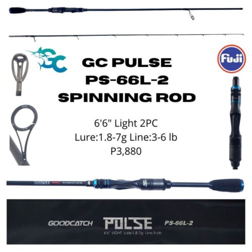 Goodcatch Pulse Light / Medium Light / Medium Heavy Spinning Rod Goodcatch Fishing Buddy