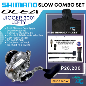 Shimano Ocea Jigger 2001 Slow Combo Set GoodCatch Fishing Buddy - Image 2