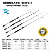 10 PCS GoodCatch KITOK 6'0" - 8'0" Value for Money Spinning Rod Fishing Buddy - Image 4