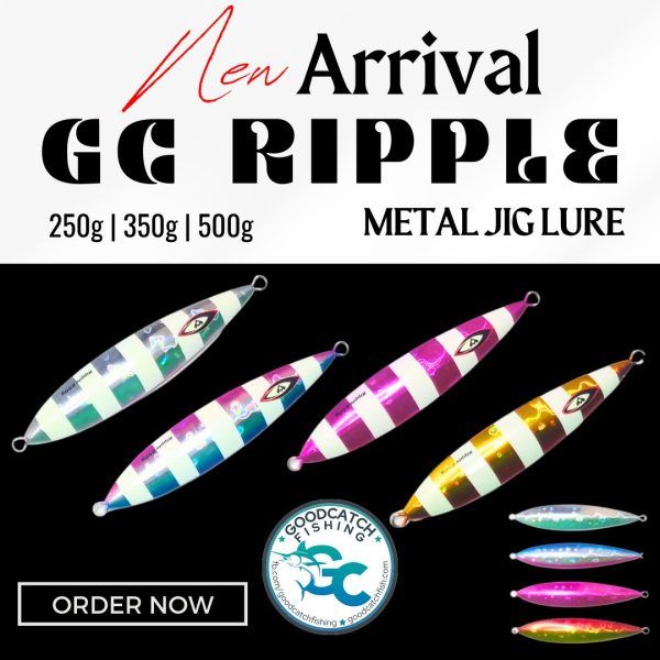 GOODCATCH RIPPLE METAL JIG LURE 250g 350g 500g Fishing Buddy