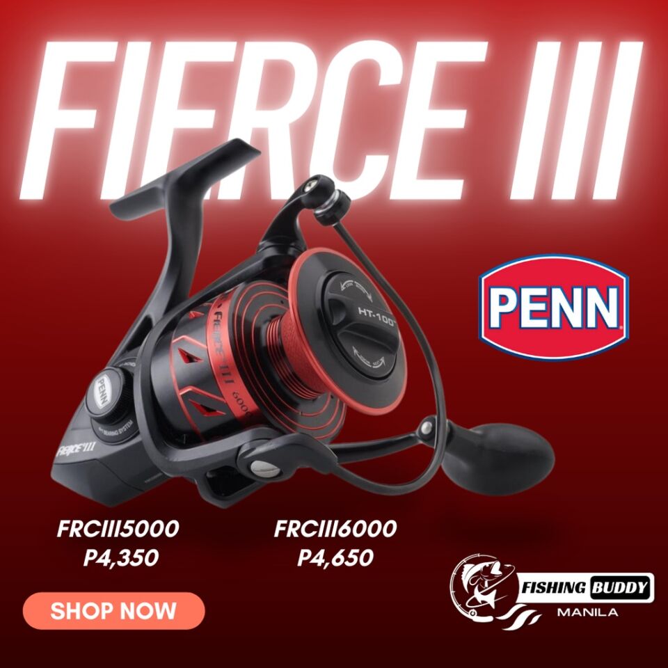 1) Penn Fierce III 6000 Spinning Fishing Reel. FRCIII6000.