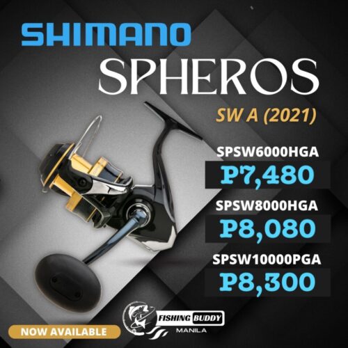 Shimano Spheros SW A 2021 Model Saltwater Fishing Reel GoodCatch Fishing Buddy
