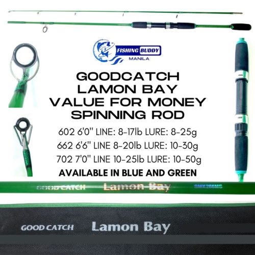 10 PCS GOODCATCH LAMON BAY SPINNING 6’0 6’6 7’0 Value for money Fishing Rod