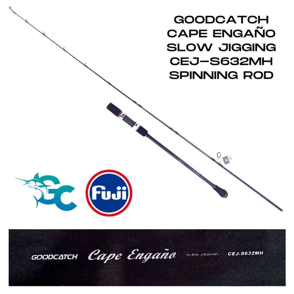NEW GoodCatch GC Cape Engaño Slow Jigging Fishing Rod Medium Heavy Spinning  / Overhead Rod – Goodcatch
