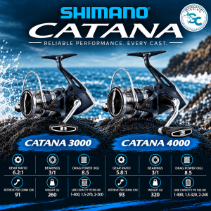 Shimano 2022 CATANA FE 2500 C3000 4000 HG Spinning Reel