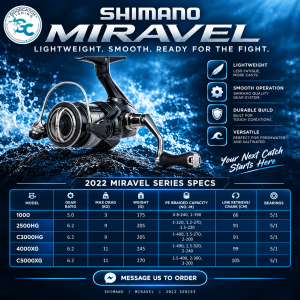 Shimano 2022 MIRAVEL Fishing Spinning Rod