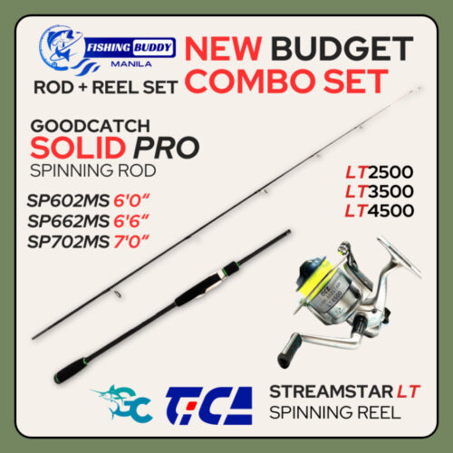 NEW BUDGET COMBO SET TICA STREAMSTAR LT and GC SOLID PRO Beginners Value For Money Rod and Reel