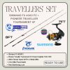 Travel Combo Set Shimano FX / Sienna 4000 + Pioneer Traveller Tournament XF 7ft/8ft Casting - Image 3