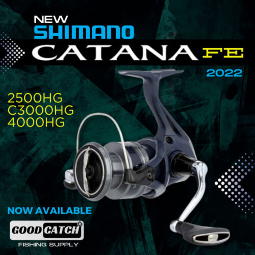 Shimano 2022 CATANA FE 2500 C3000 4000 HG Series Value for money Fishing Spinning Reel