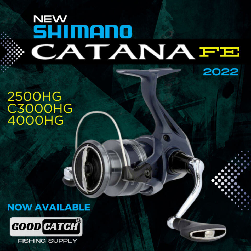 Shimano 2022 CATANA FE 2500 C3000 4000 HG Spinning Reel