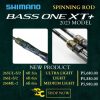 Shimano Bass One XT+ 2023 Model Spinning Rod 2pc 6ft 3in UL Ultra Light 6ft 6in L Light ML Med Light - Image 2