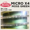 Berkley MICRO BRAID x4 MOSS GREEN 200m-500m CONNECTED BMBx4-0.6 Lb Fishing Braid Line FT - Image 4