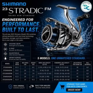 SHIMANO STRADIC FM 2023 MODEL SPINNING REEL