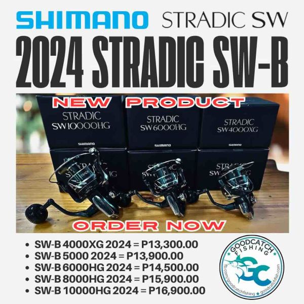 Shimano Stradic SW-B 2024 Model Saltwater Spinning Reel