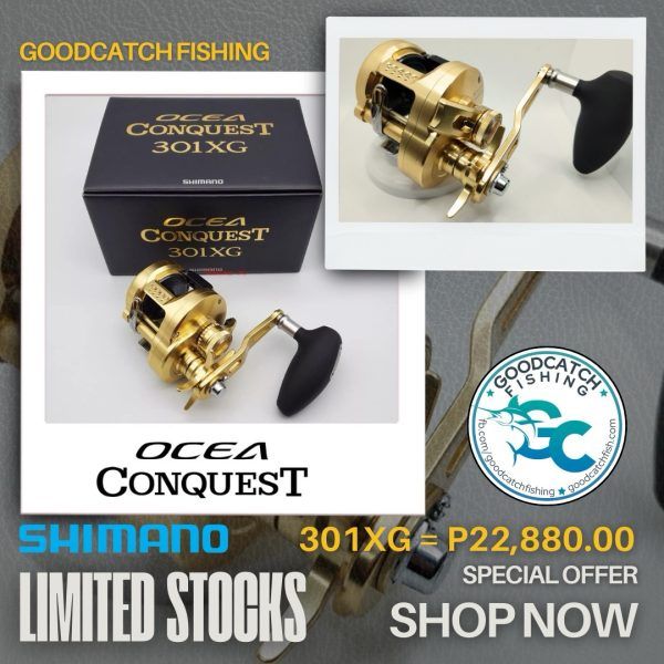 Shimano Ocea Conquest 300XG Righty / 301XG Lefty Baitcasting Reel GoodCatch Fishing