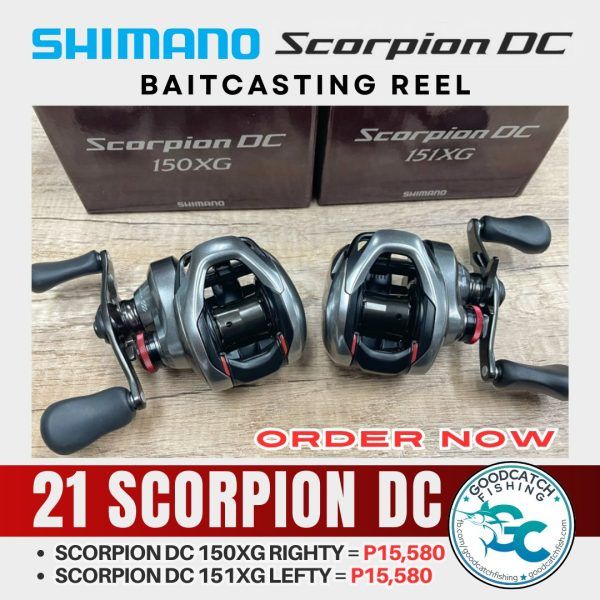 SHIMANO SCORPION DC 150XG Righty / 151XG Lefty 2021 Model GoodCatch Fishing