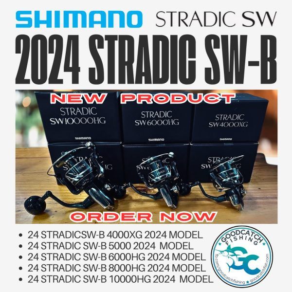 Shimano Stradic SW-B 2024 Model Saltwater Spinning Reel