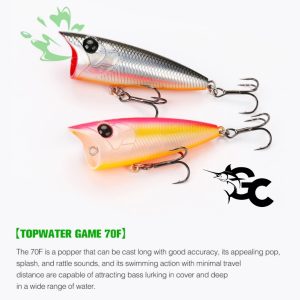 Tsurinoya DW132 Topwater Game 70F 70mm/12g Ripple Popper Lure GoodCatch - Image 11