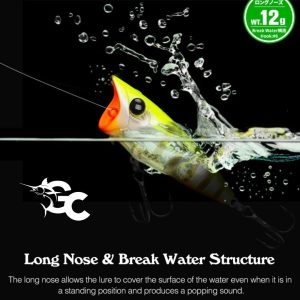 Tsurinoya DW132 Topwater Game 70F 70mm/12g Ripple Popper Lure GoodCatch - Image 15