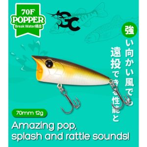 Tsurinoya DW132 Topwater Game 70F 70mm/12g Ripple Popper Lure GoodCatch - Image 17