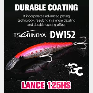 Tsurinoya DW152 Lance 125HS Heavy Sinking Minnow 125mm/50g Lure GOODCATCH - Image 13