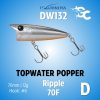 Tsurinoya DW132 Topwater Game 70F 70mm/12g Ripple Popper Lure GoodCatch - Image 3