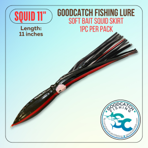 GoodCatch GC Squid Skirt Soft Bait Lure 8.5 inches 2pcs per pack  /  11 inches 1pc per pack - Image 2